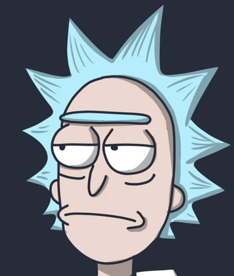 hd wallpaper rick sanchez c 137 rick and morty rick sanchez dan harmon blue head fecklessabandon feckless
